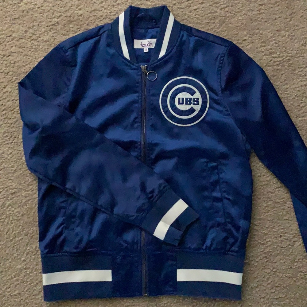 CUBS baseball silk bomber